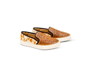 Myra Bag: "KRYPTUN WESTERN HAND-TOOLED SNEAKERS"