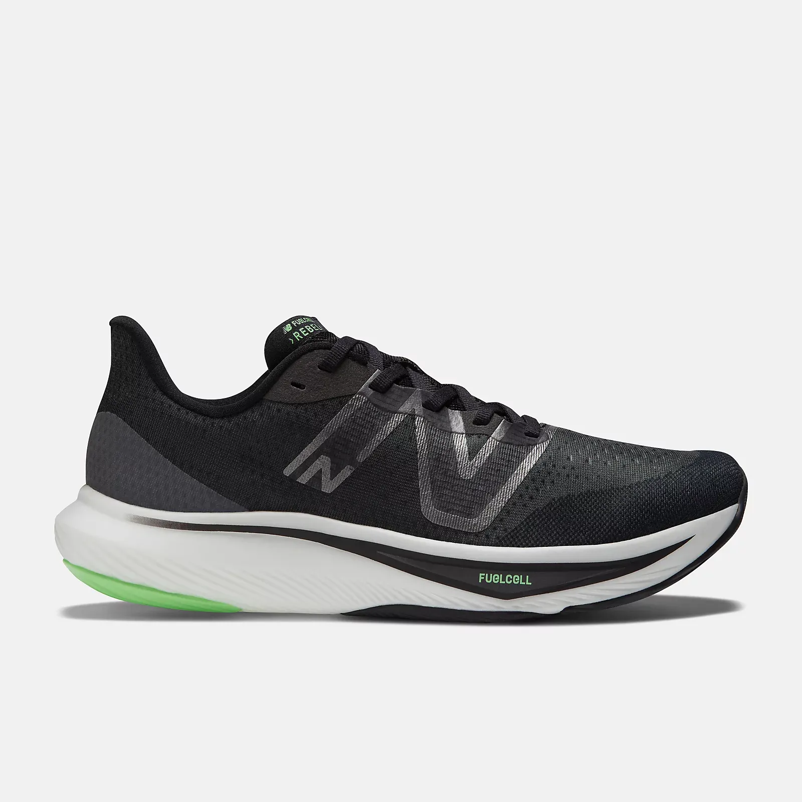 New Balance FuelCell Rebel v3 'Black/Vibrant Spring'