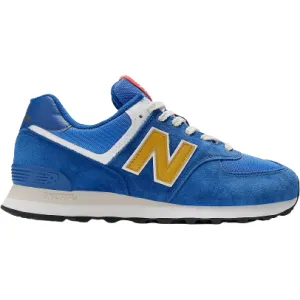 New Balance Men's 574 Shoes - Navy / Gold