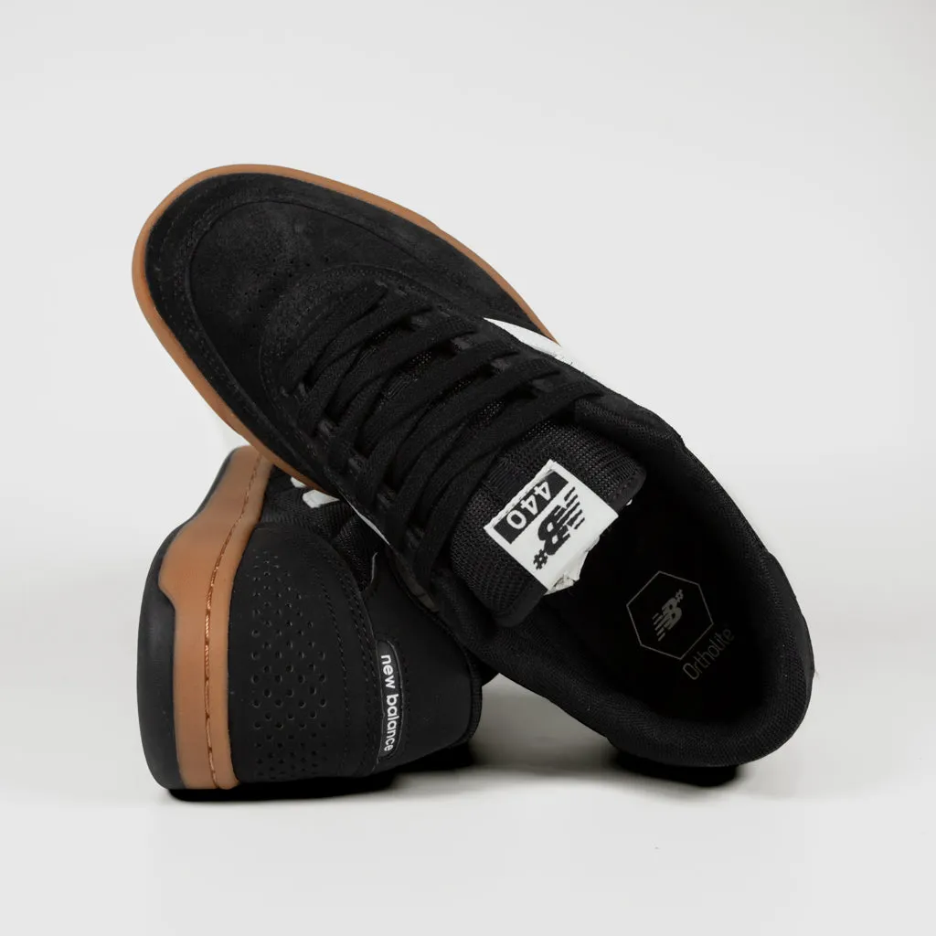 New Balance Numeric - 440 V2 Shoes - Black / White / Gum