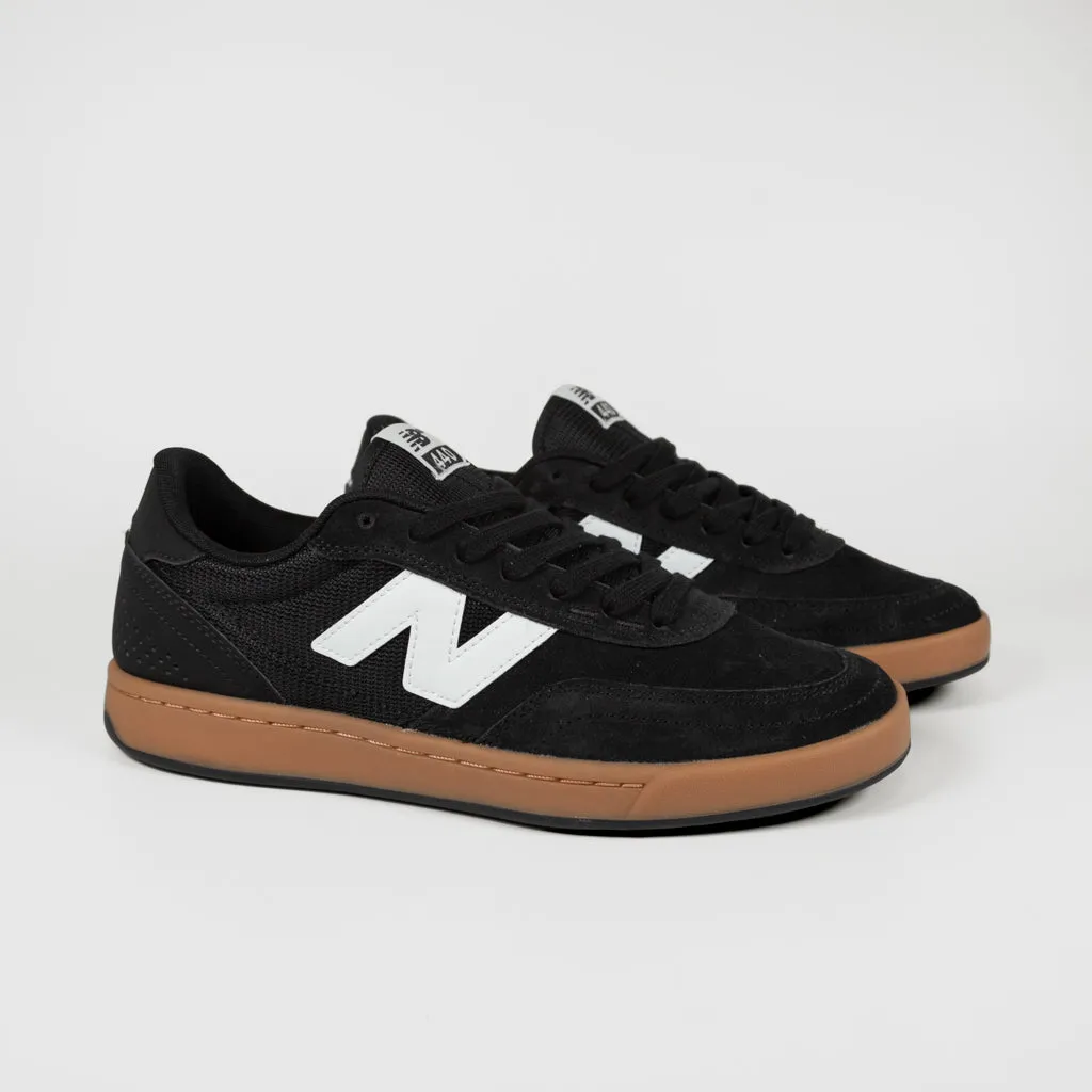 New Balance Numeric - 440 V2 Shoes - Black / White / Gum