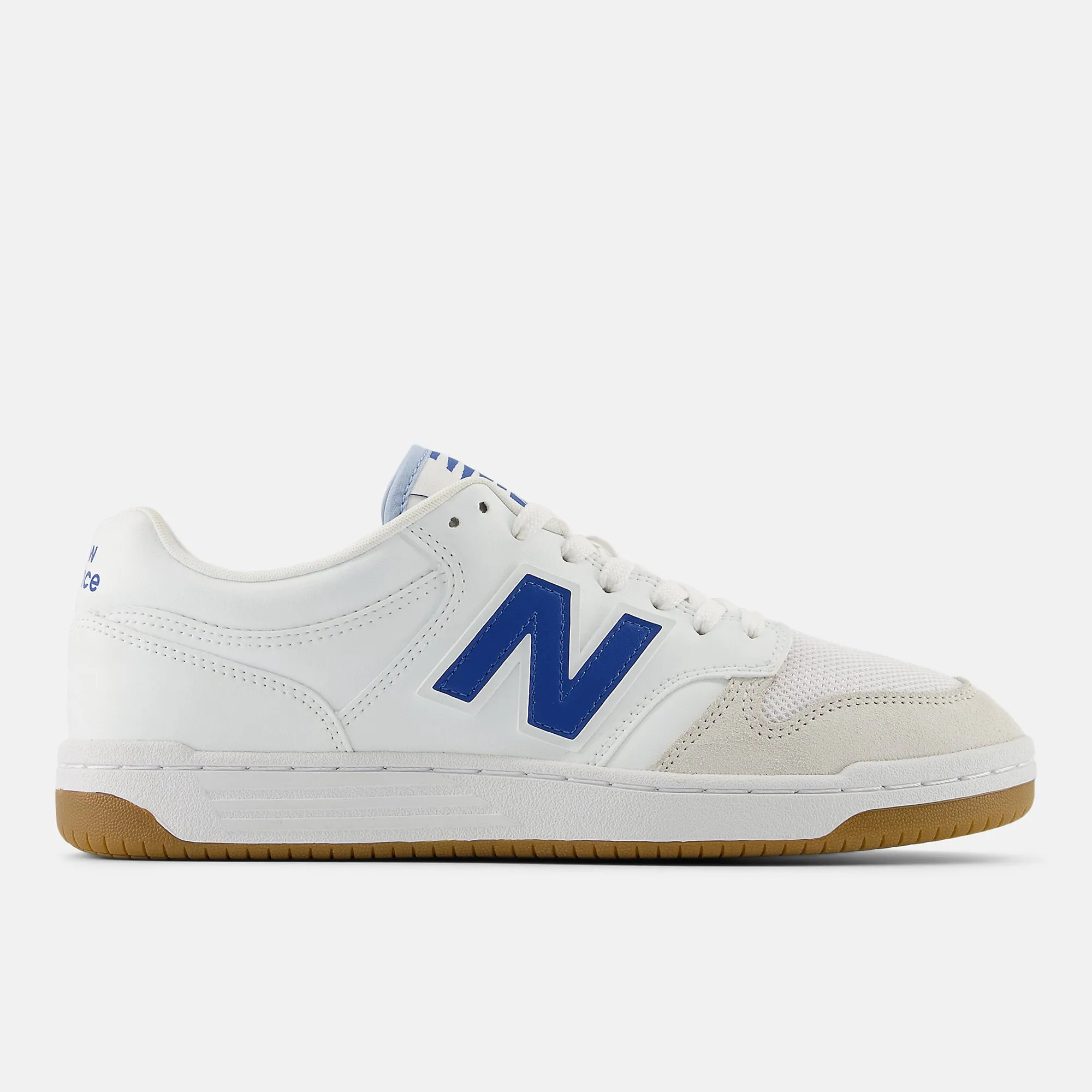 New Balance Unisex Basket Ball Fashion Trainers - White / Blue Agate