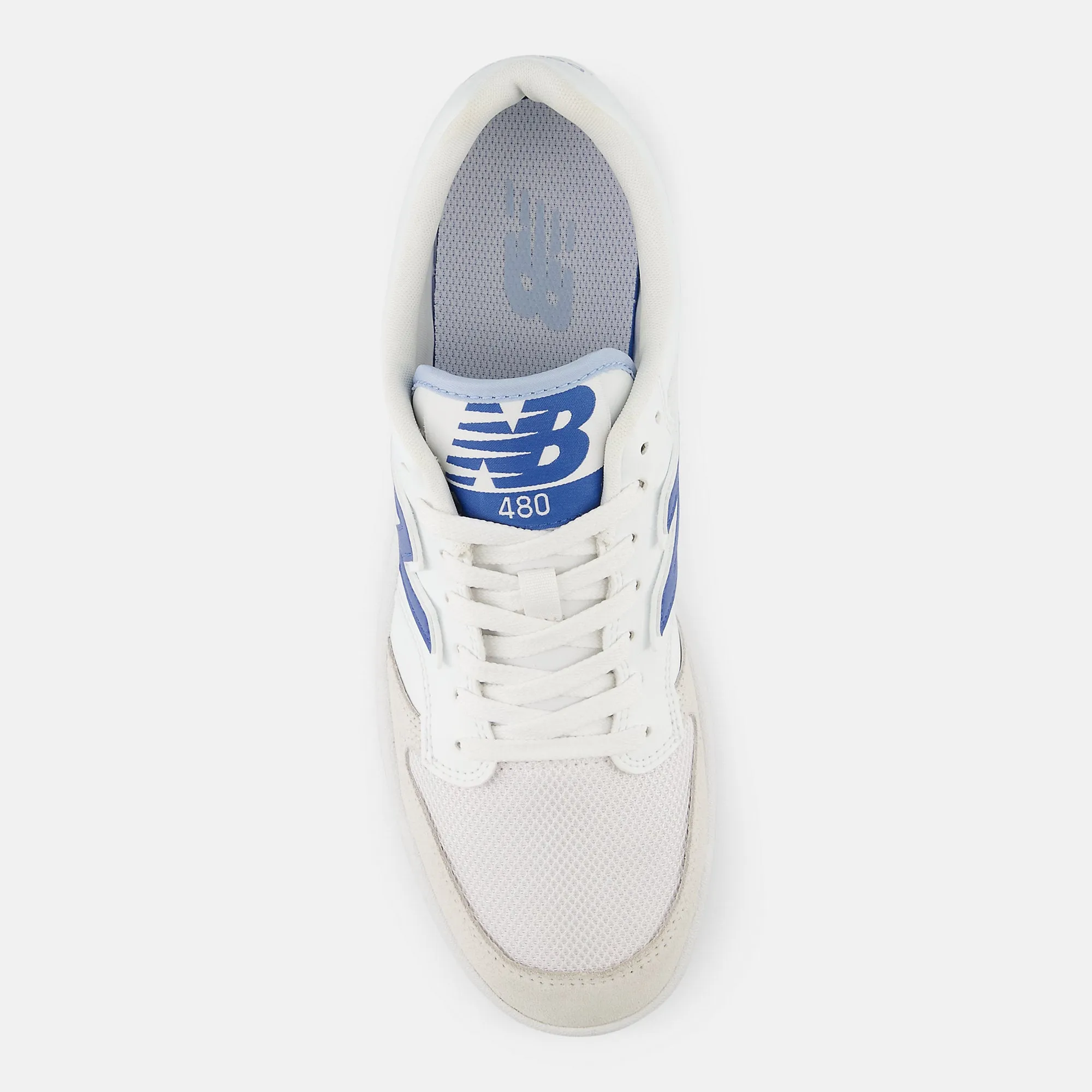 New Balance Unisex Basket Ball Fashion Trainers - White / Blue Agate