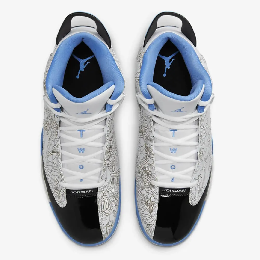 Nike Air Jordan Dub Zero sneakers, black/blue/white