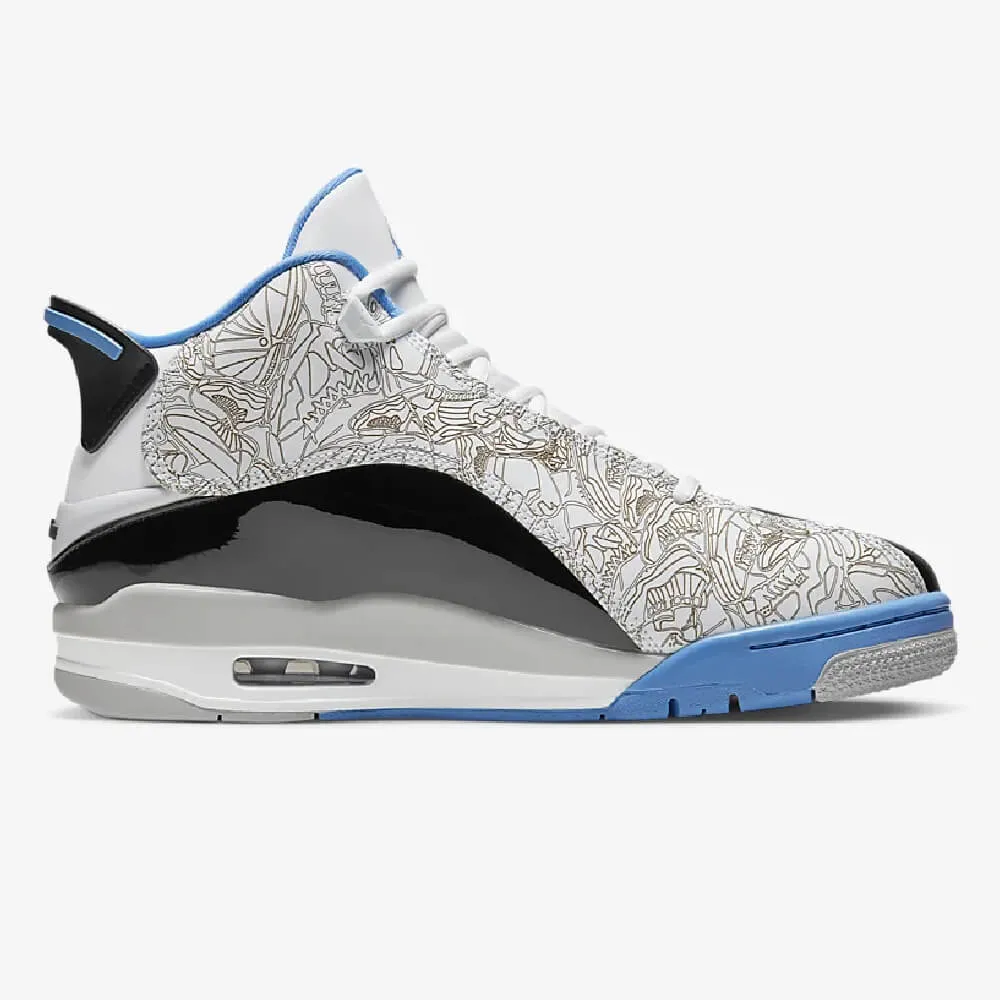 Nike Air Jordan Dub Zero sneakers, black/blue/white