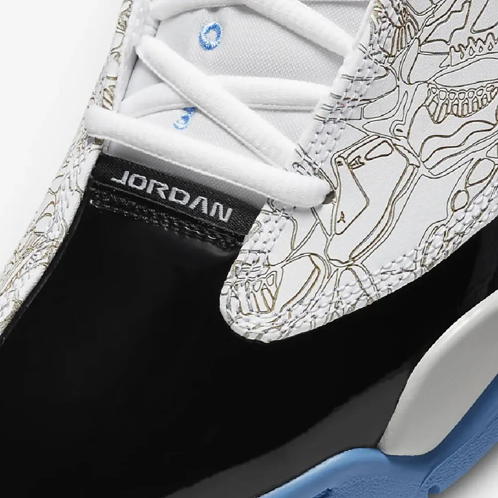 Nike Air Jordan Dub Zero sneakers, black/blue/white