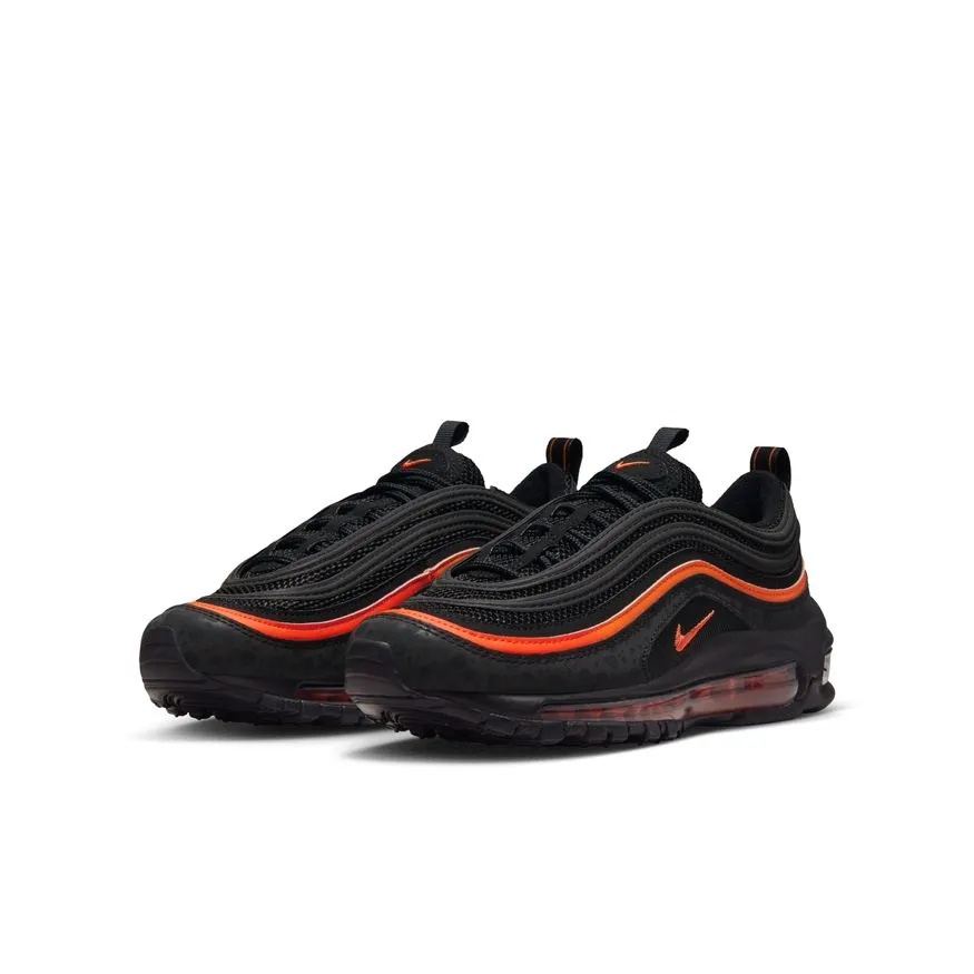 Nike Air Max 97 (GS) - BLACK/BLACK-SAFETY ORANGE