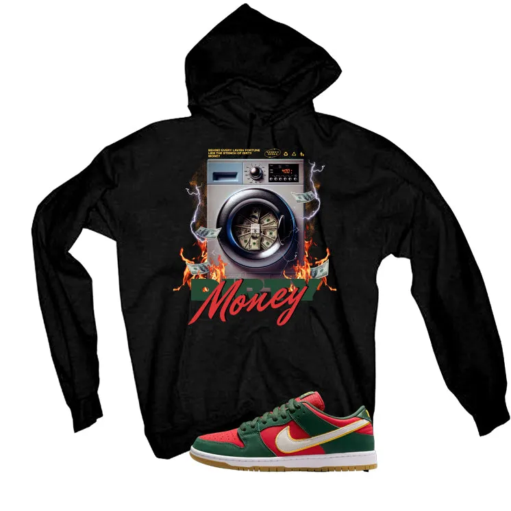 Nike SB Dunk Low PRM Seattle Supersonics Black T-Shirt (Dirty Money)| illcurrency