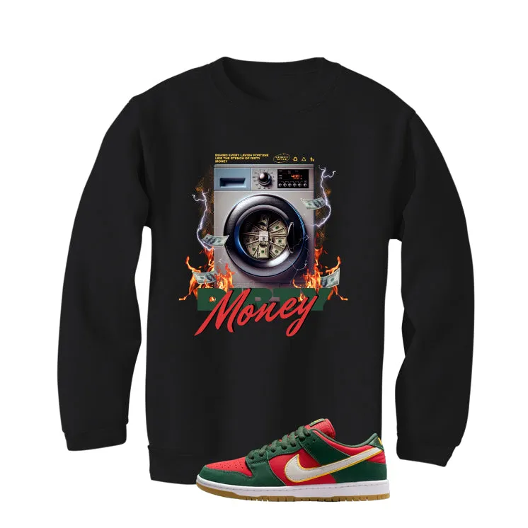 Nike SB Dunk Low PRM Seattle Supersonics Black T-Shirt (Dirty Money)| illcurrency