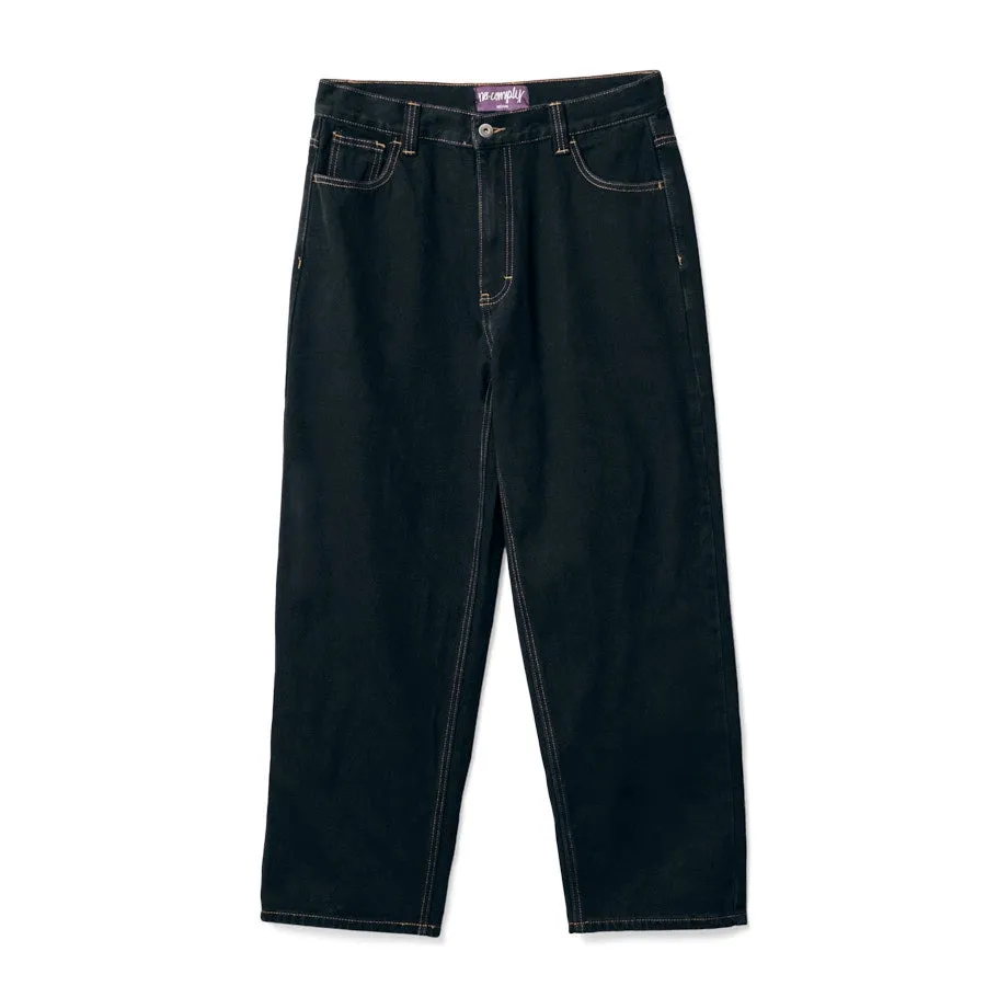 No-Comply Denim Loose Fit Skate Pant - Black