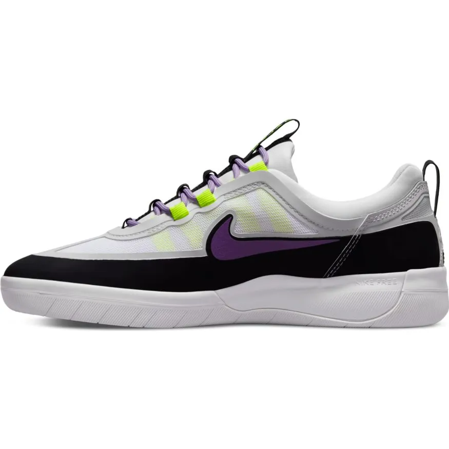 Nyjah Free II (BLACK/WILD BERRY-WHITE-LILAC)