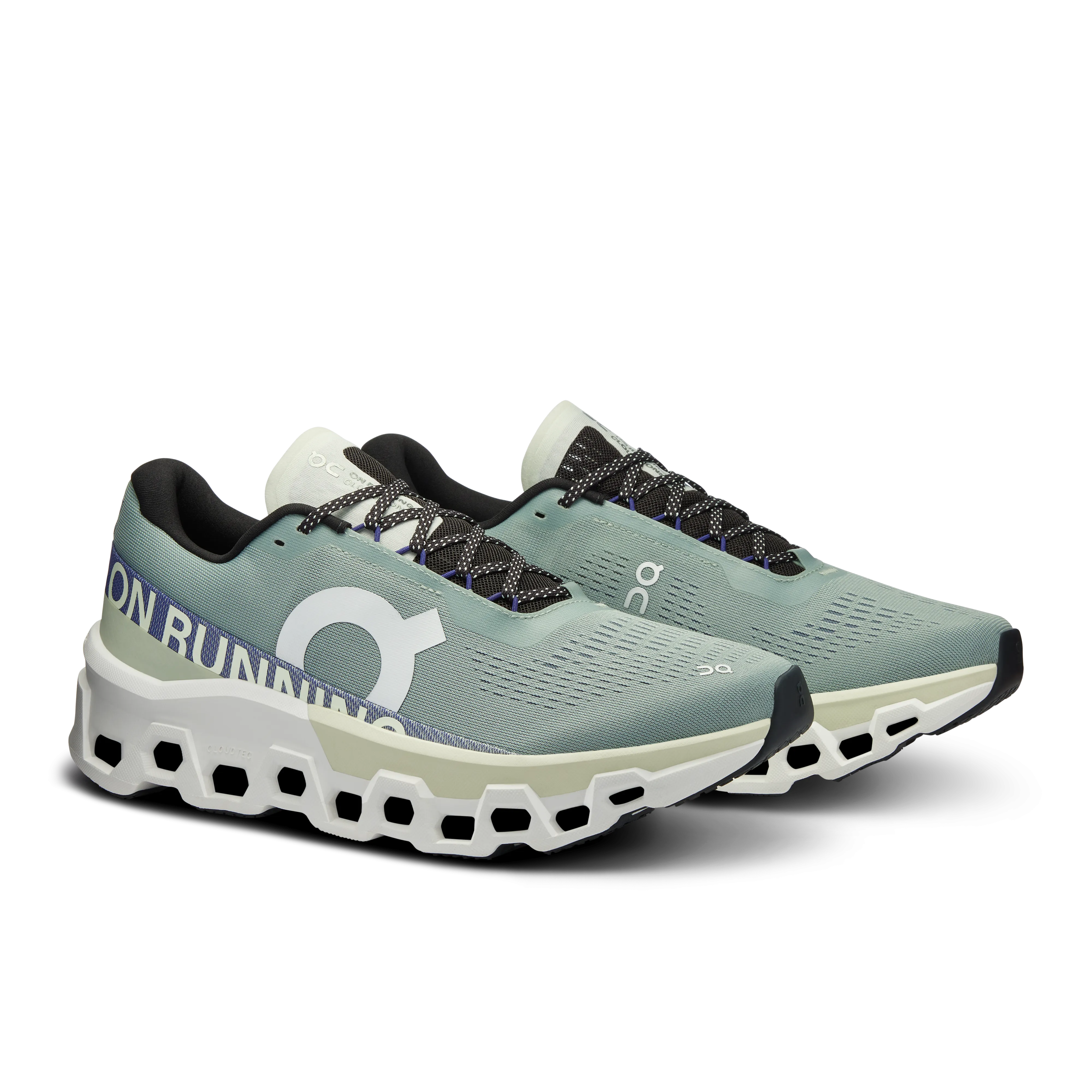 On Running Men's Cloudmonster 2 Shoes - Mineral / Aloe