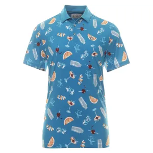 Original Penguin Golf Cocktail Print Polo Shirt