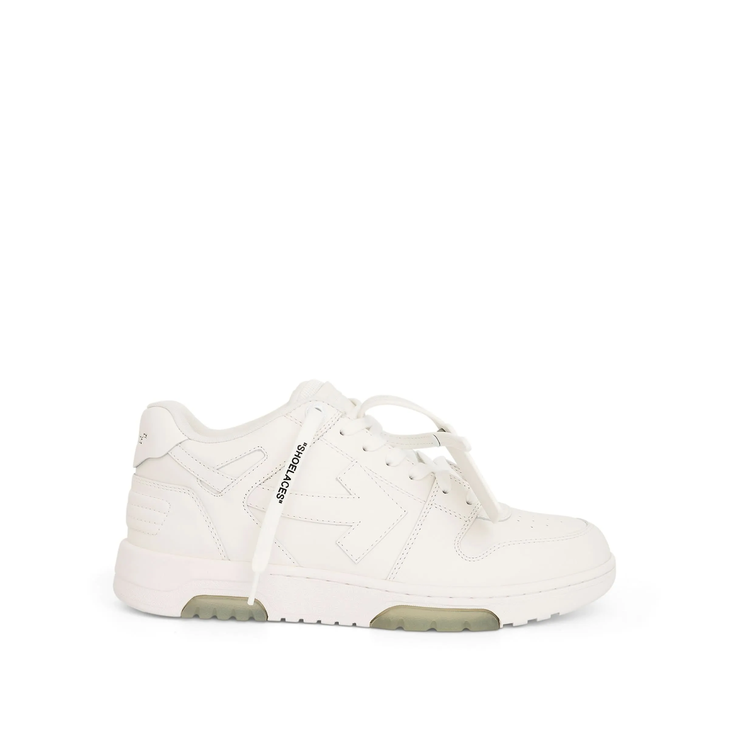 Out Of Office Leather Sneakers in White