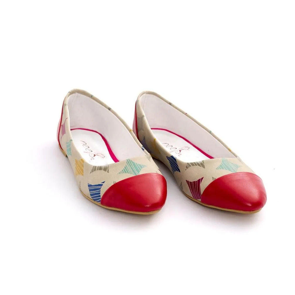 Pattern Ballerinas Shoes NMS107