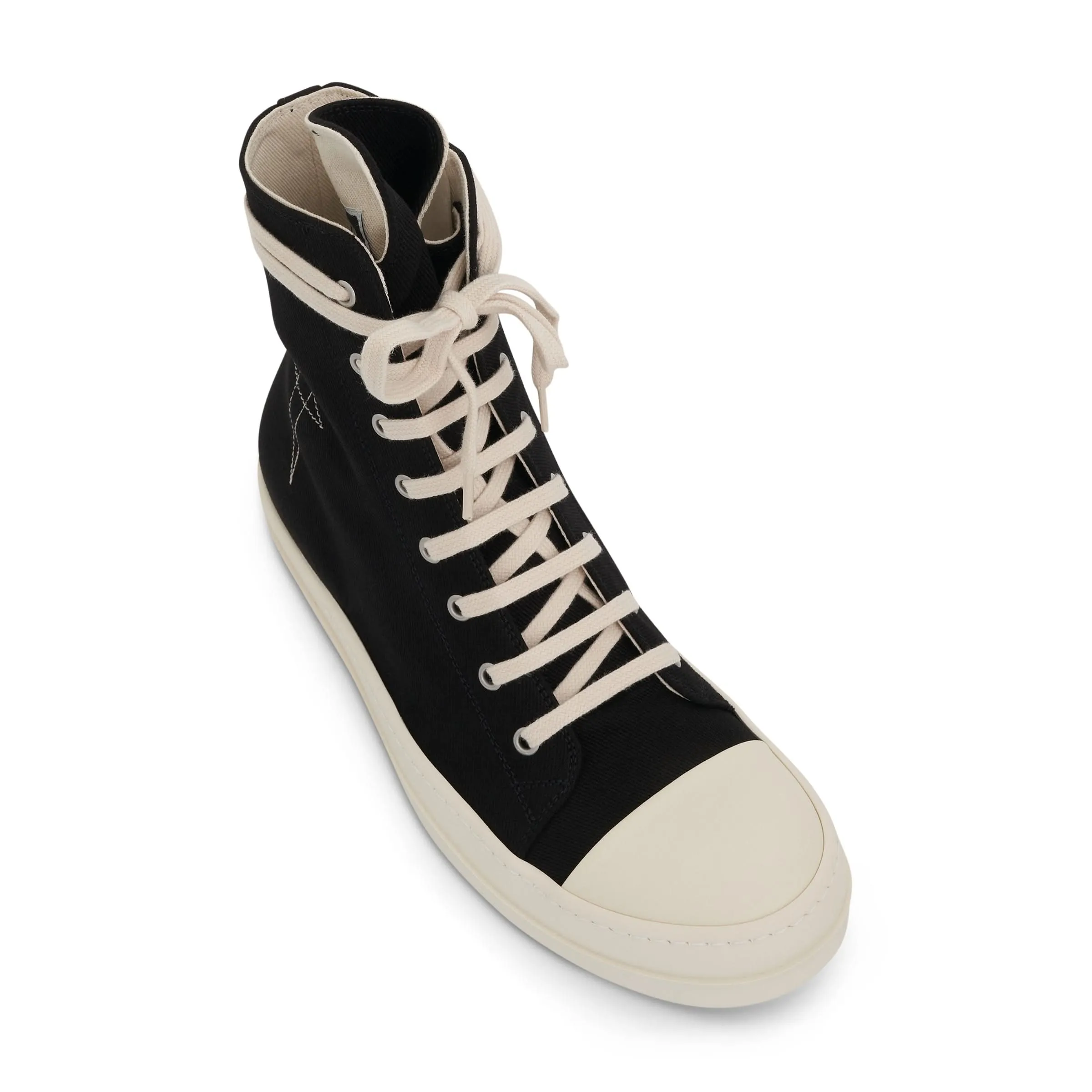 Pentastitch High Sneaker in Black/Pearl