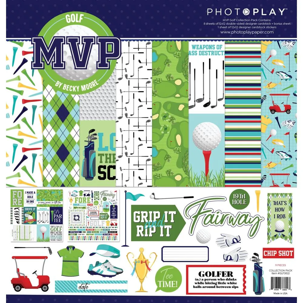 PhotoPlay Collection Pack 12"X12" MVP Golf