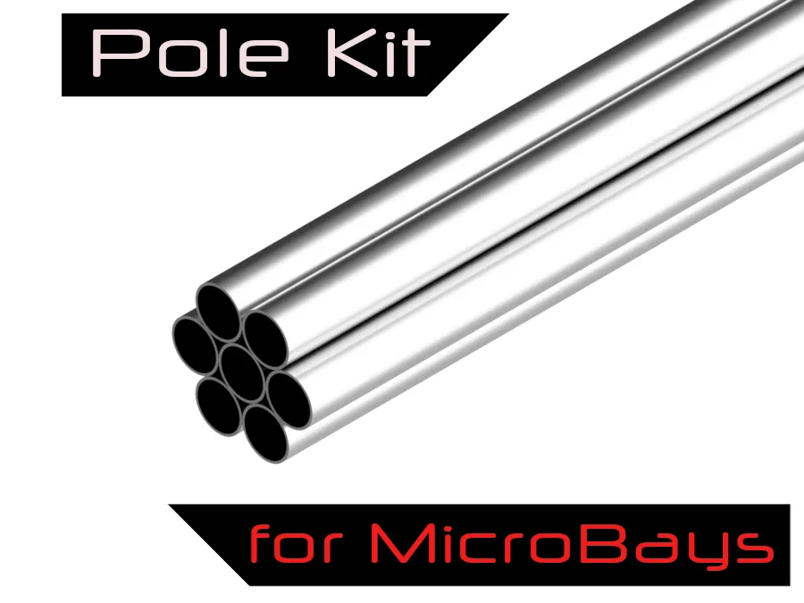 Pole Kit for MicroBay Golf Bay Simulator