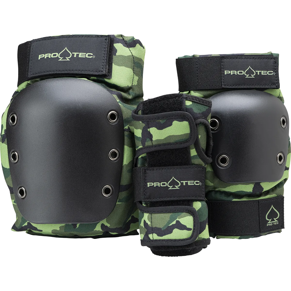 Protective Gear (Skate) - Pro-tec Jr. Street Gear 3-Pack - Open Back - Camo