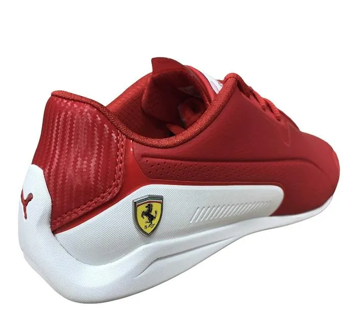 Puma scarpa sneakers da uomo Ferrari Drift Cat 8 306818 02 rosso bianco