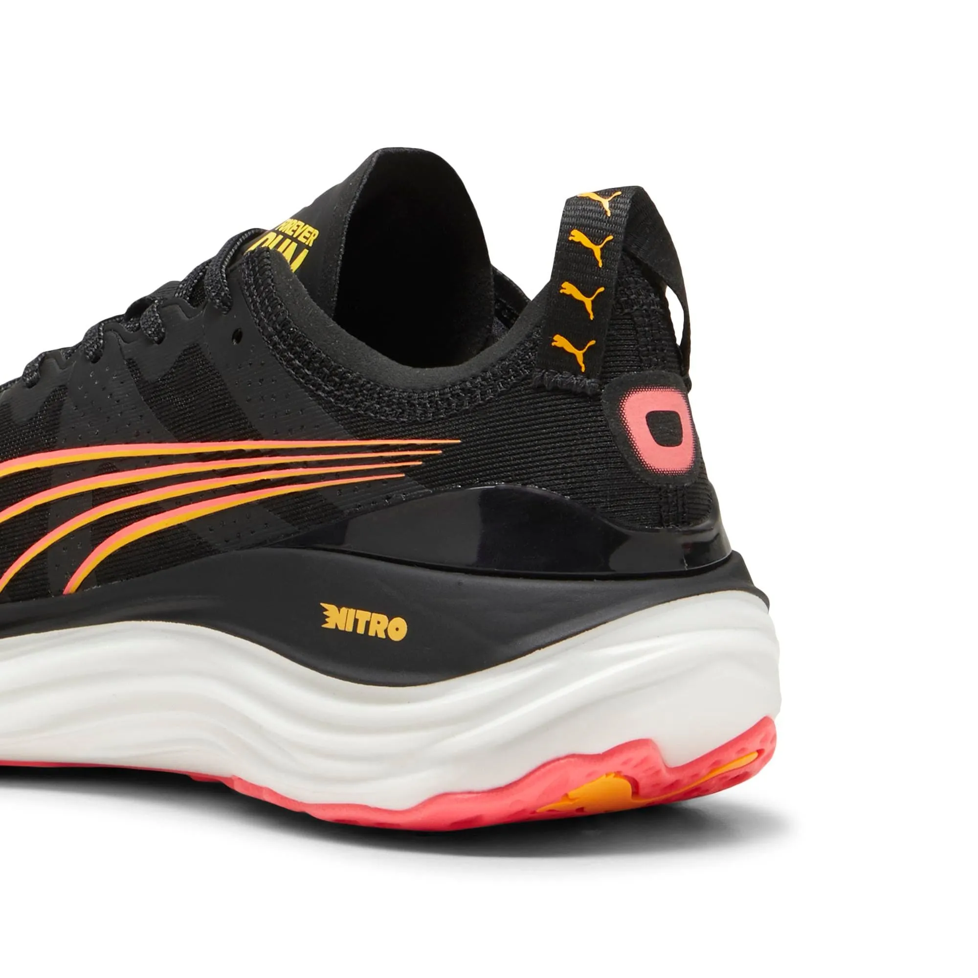 Puma Women's ForeverRun NITRO - Black-Sun Stream-Sunset Glow AW24