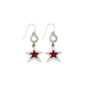 Red Star Open Cup Earring