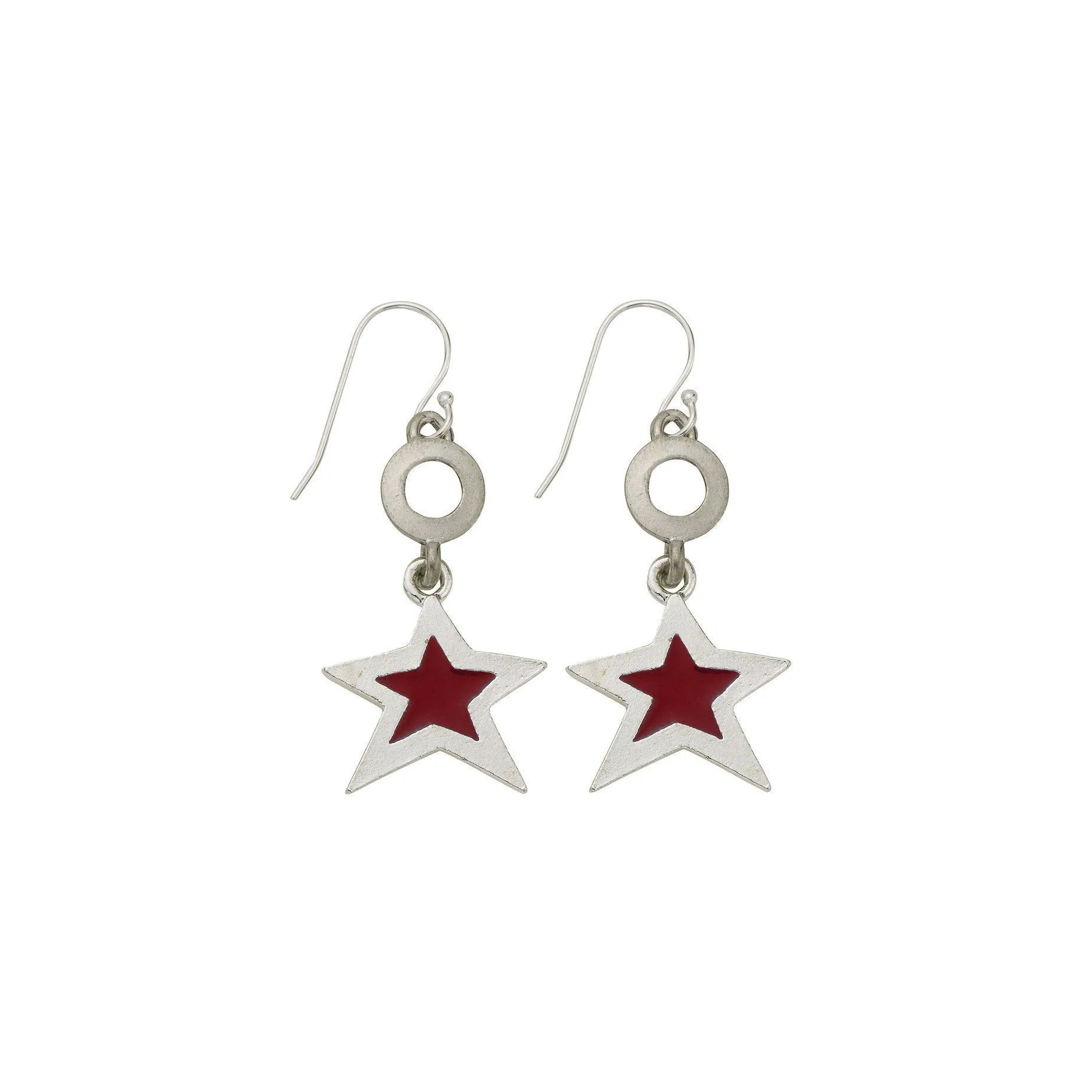 Red Star Open Cup Earring