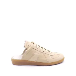 Replica Open Back Sneakers in Beige