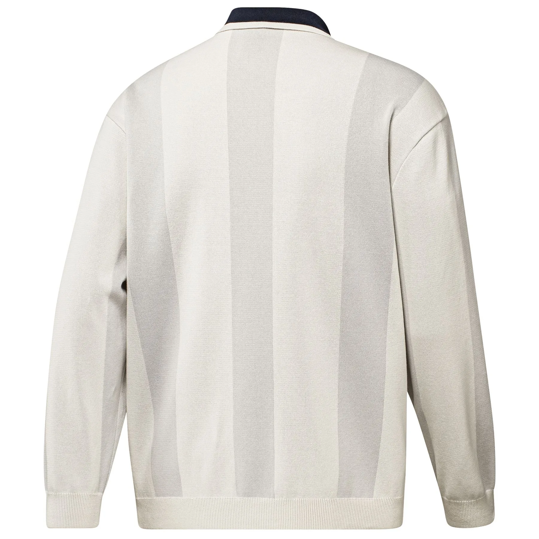 Rolling Links LS Stripe Polo White - AW24