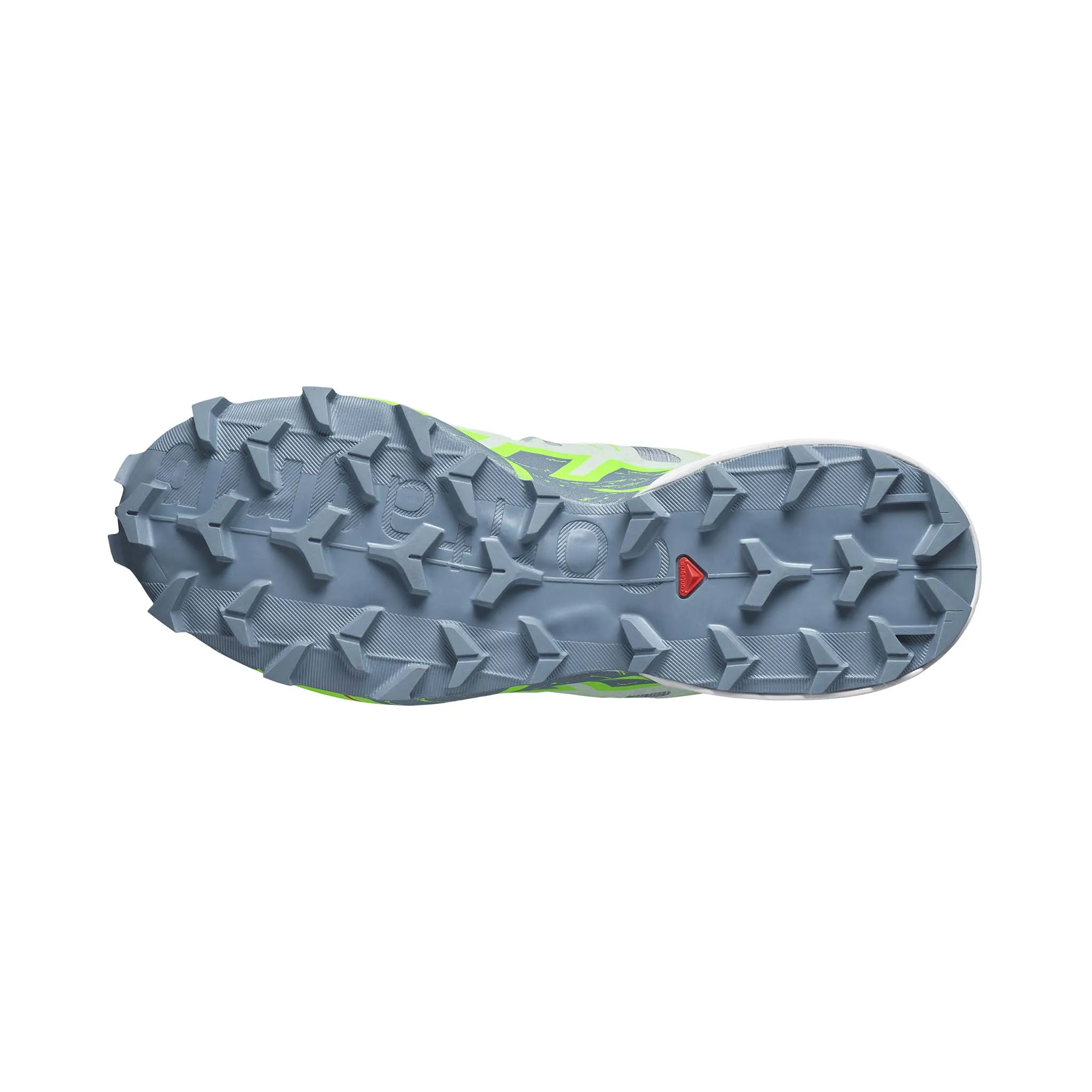 Salomon | Women's Speedcross 6 Running Shoes - Quarry/Green Gecko