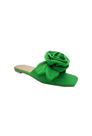 SAMPLE - Rosette Sandals - Kelly Green