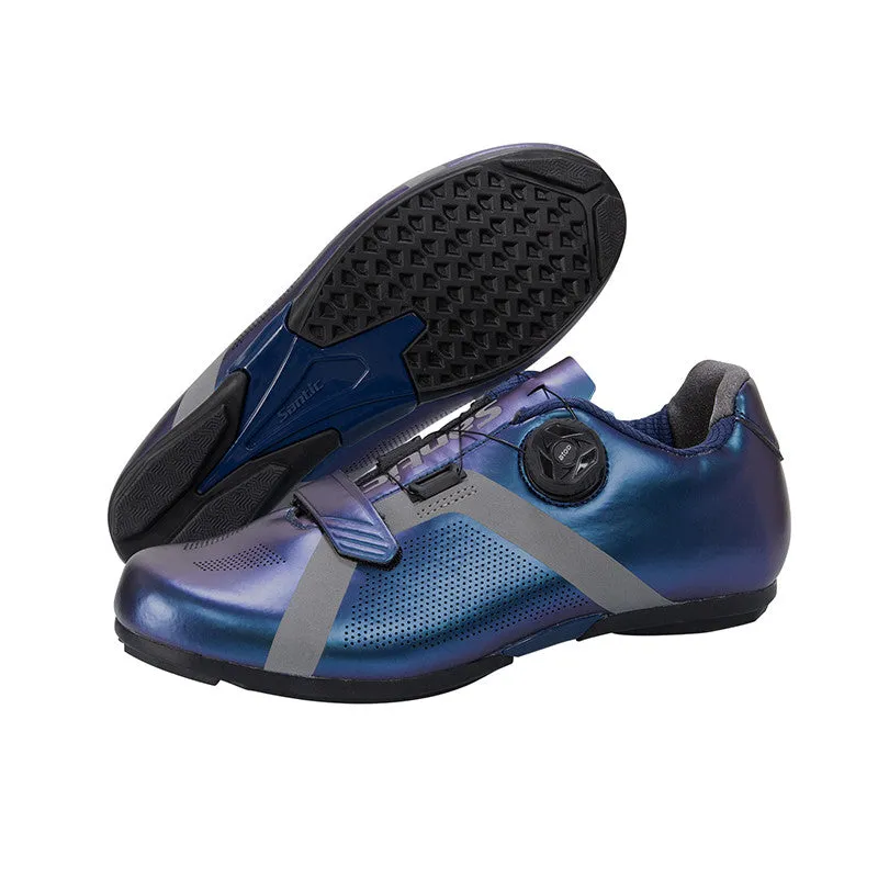 Santic Apollo 2.0 Blue Men Lockless Cycling Shoes Cleats not Compatible