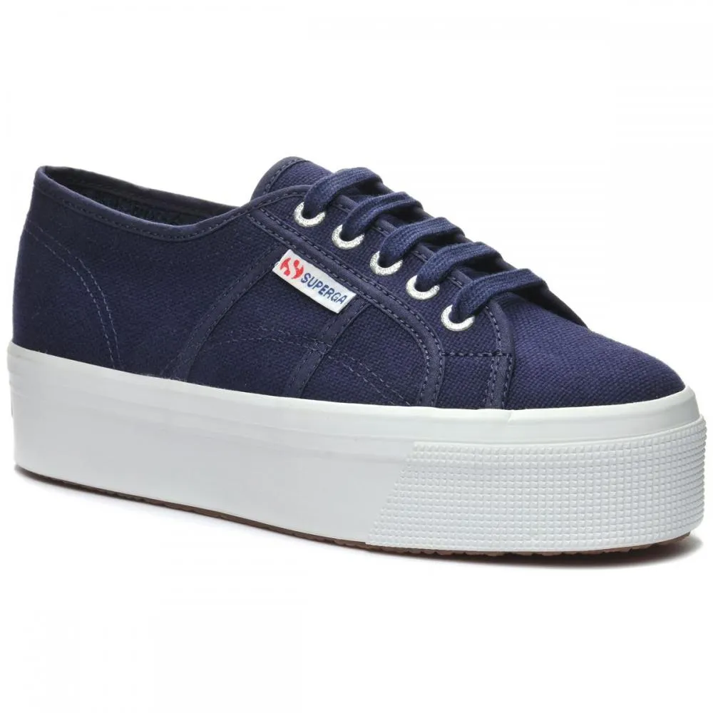 Superga sneakers con zeppa da donna 2790 Cotw Up and Dowd S0001L0 933 blu