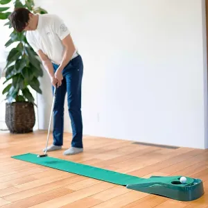 Tabata 2 Holes Putting Mat With Auto Return Ball (2 Metre)