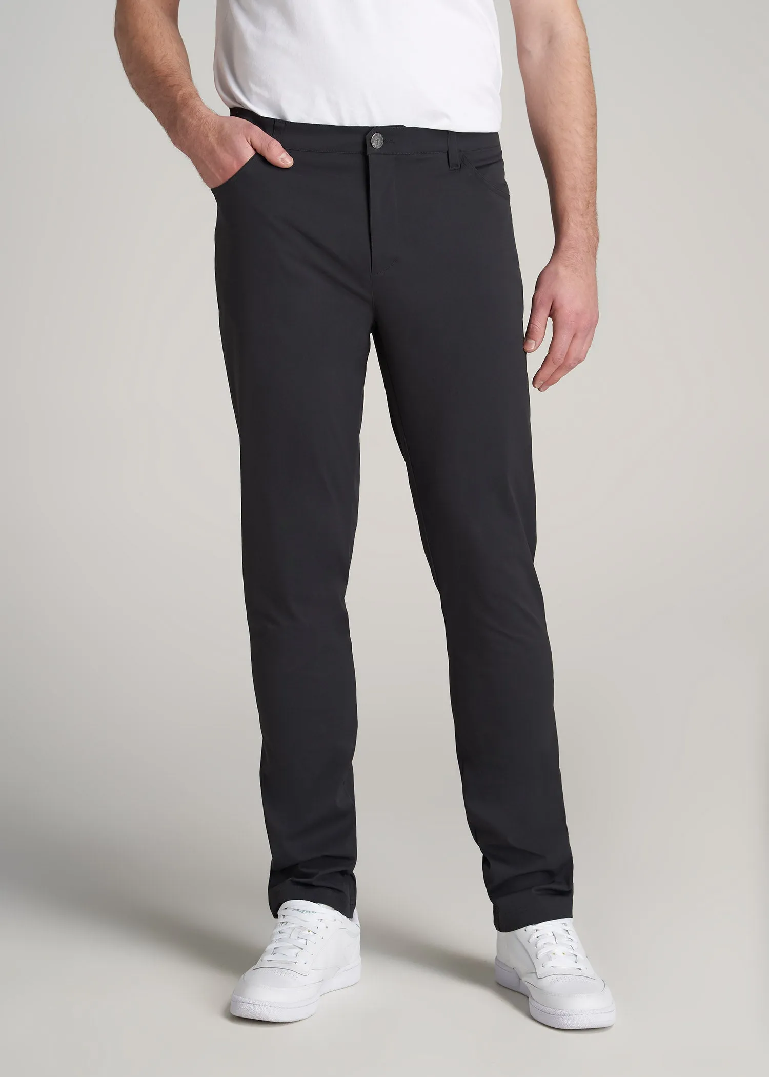 TAPERED-FIT Traveler Pants for Tall Men in Black