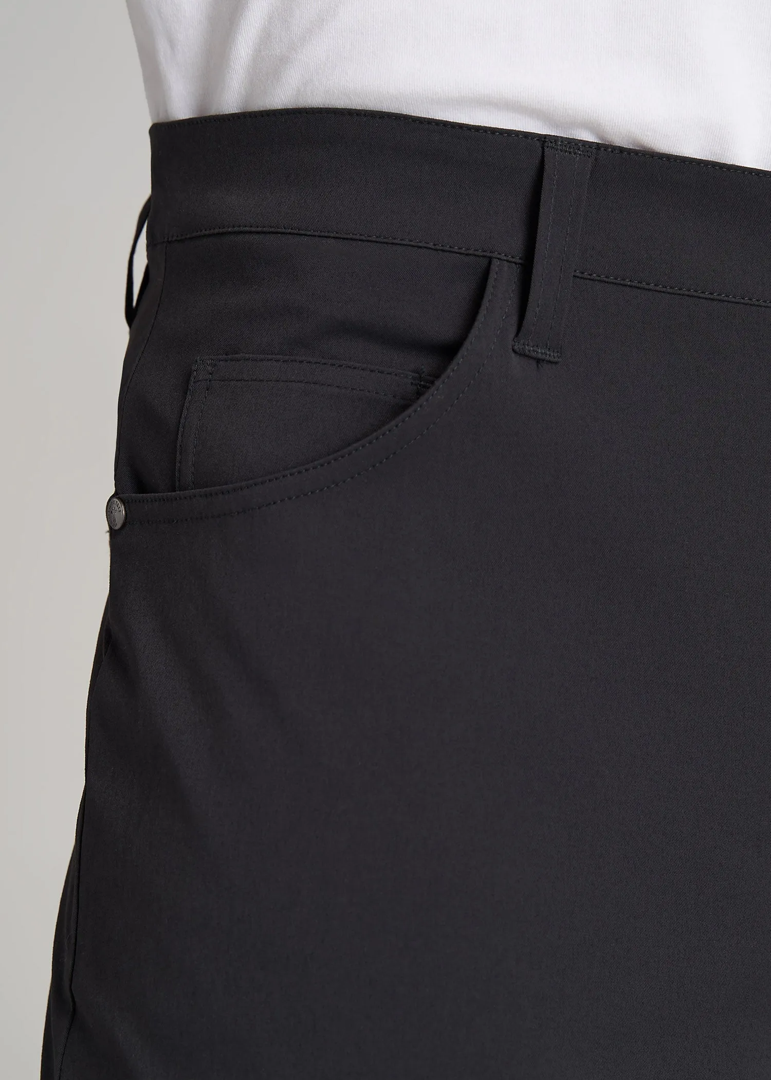 TAPERED-FIT Traveler Pants for Tall Men in Black