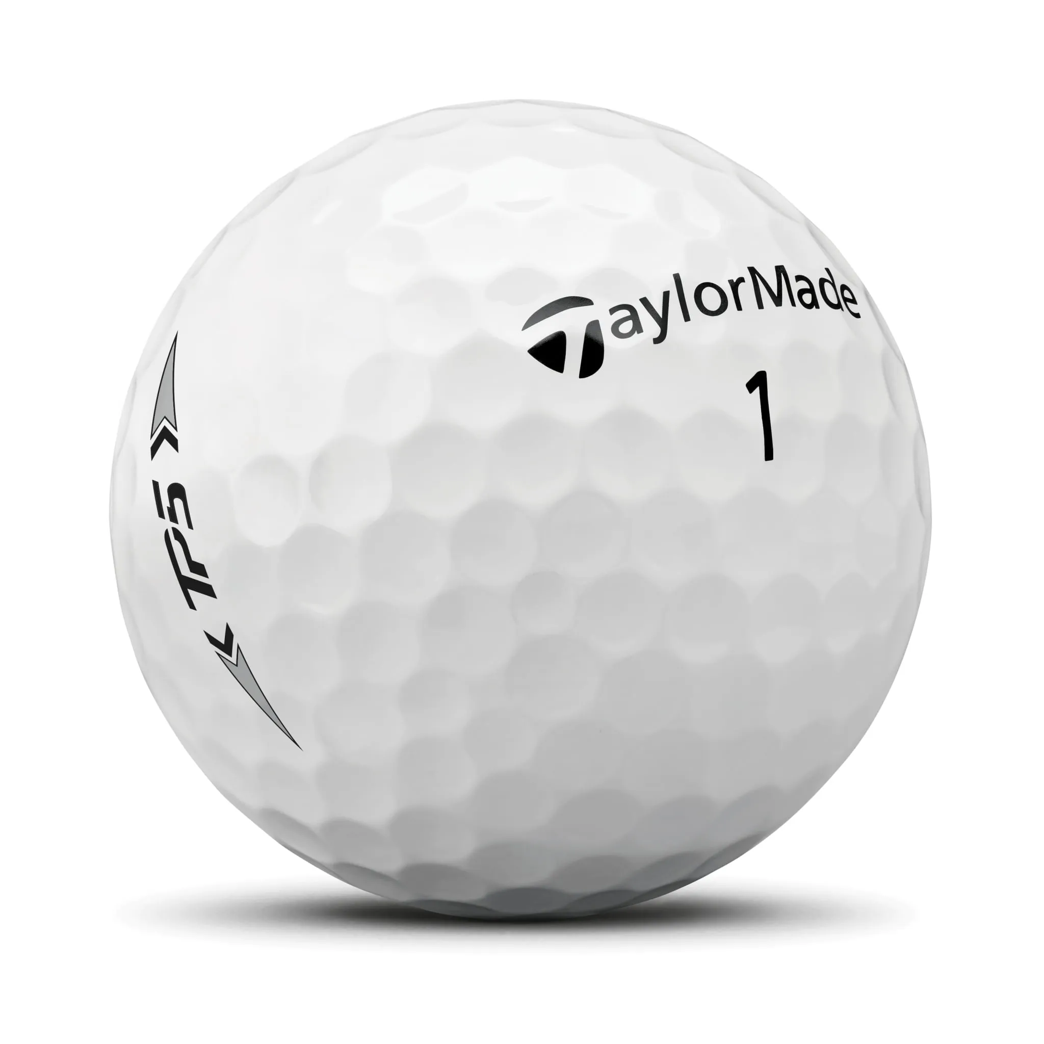 TaylorMade 2021 TP5 Golf Balls, White, 12 Pack