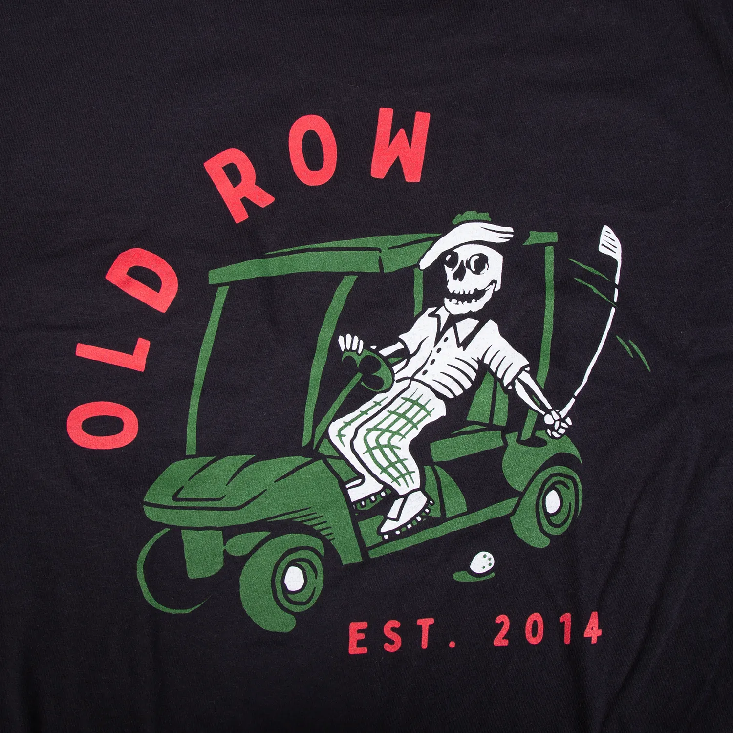 The Skeleton Golf Cart Pocket Tee