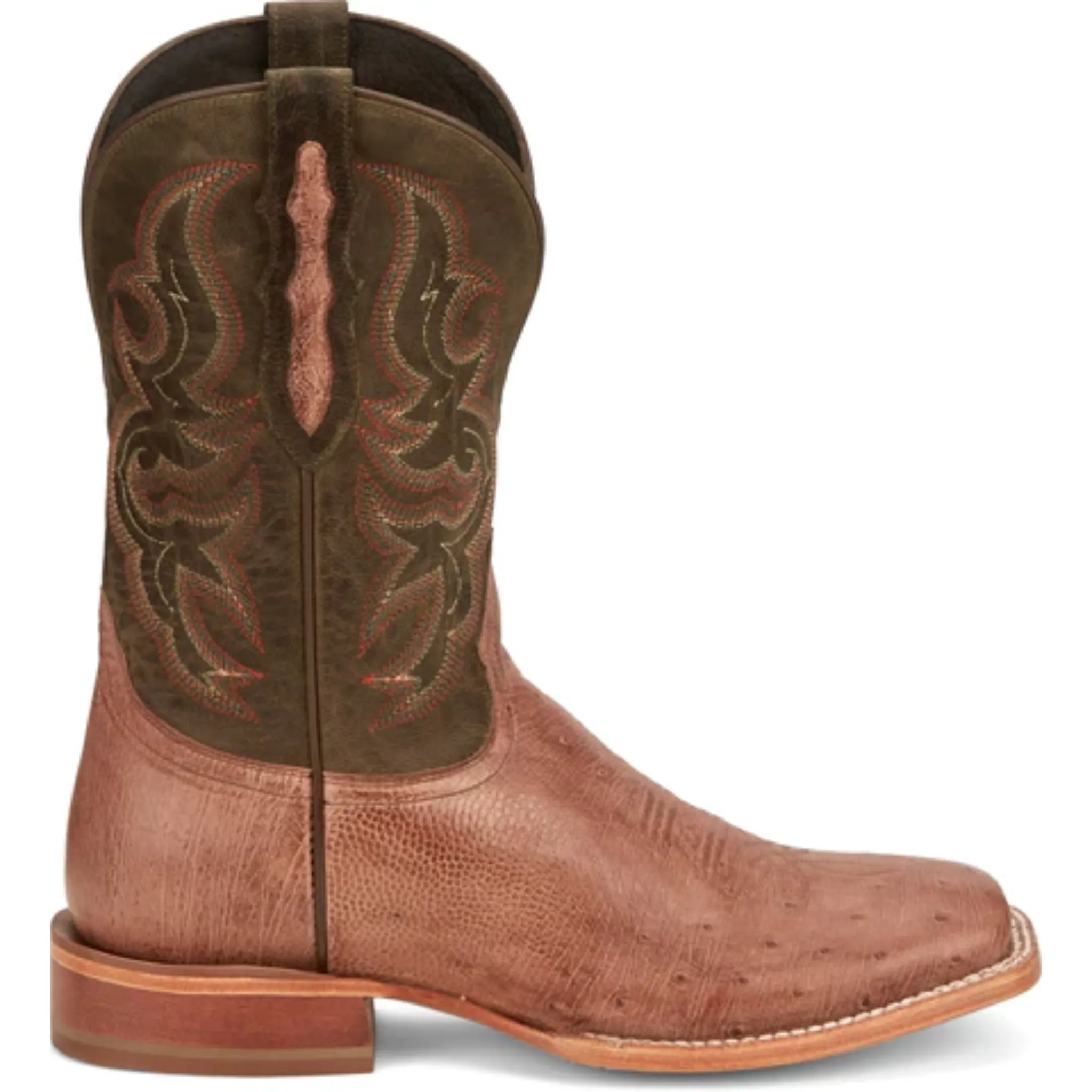 TONY LAMA MEN'S CADIZ SMOOTH OSTRICH EXOTIC WESTERN BOOTS - SA6104