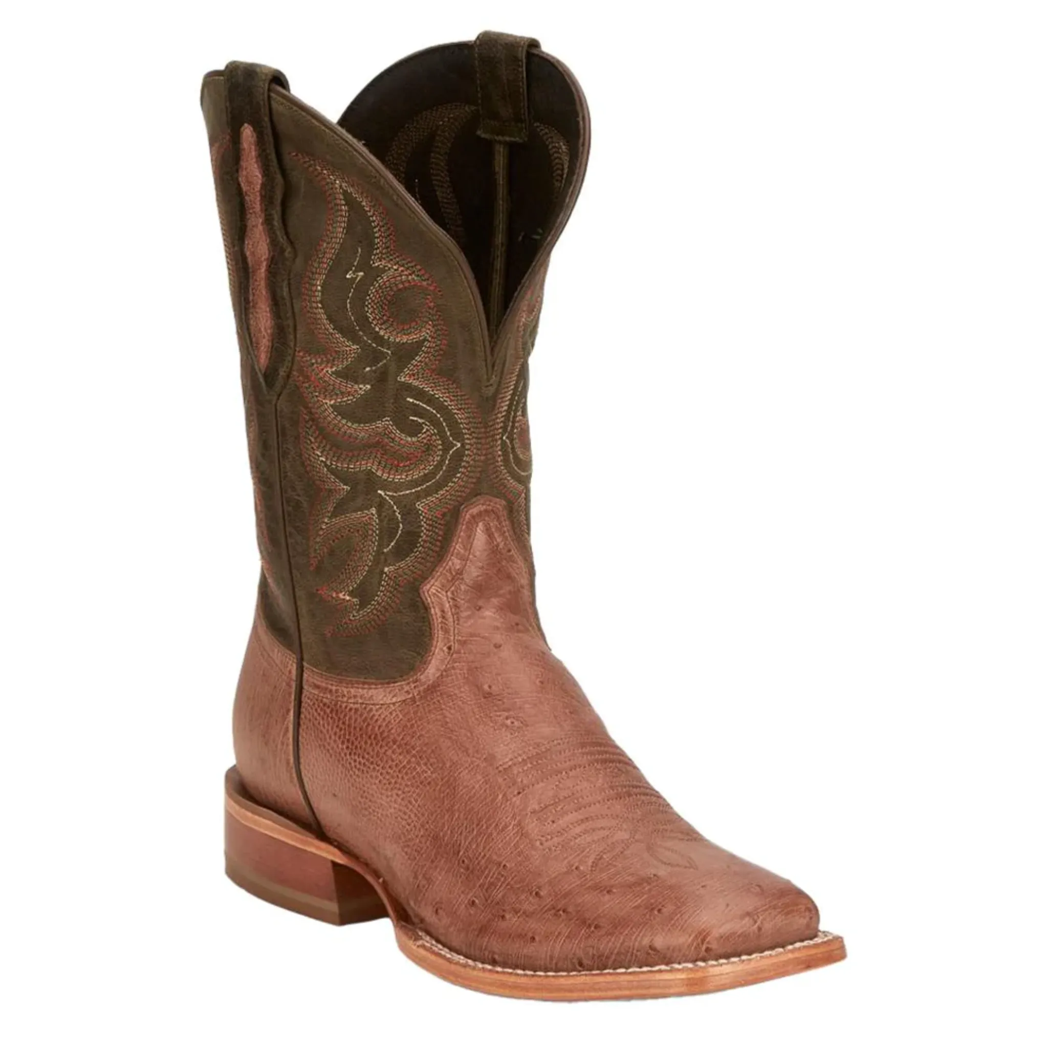 TONY LAMA MEN'S CADIZ SMOOTH OSTRICH EXOTIC WESTERN BOOTS - SA6104