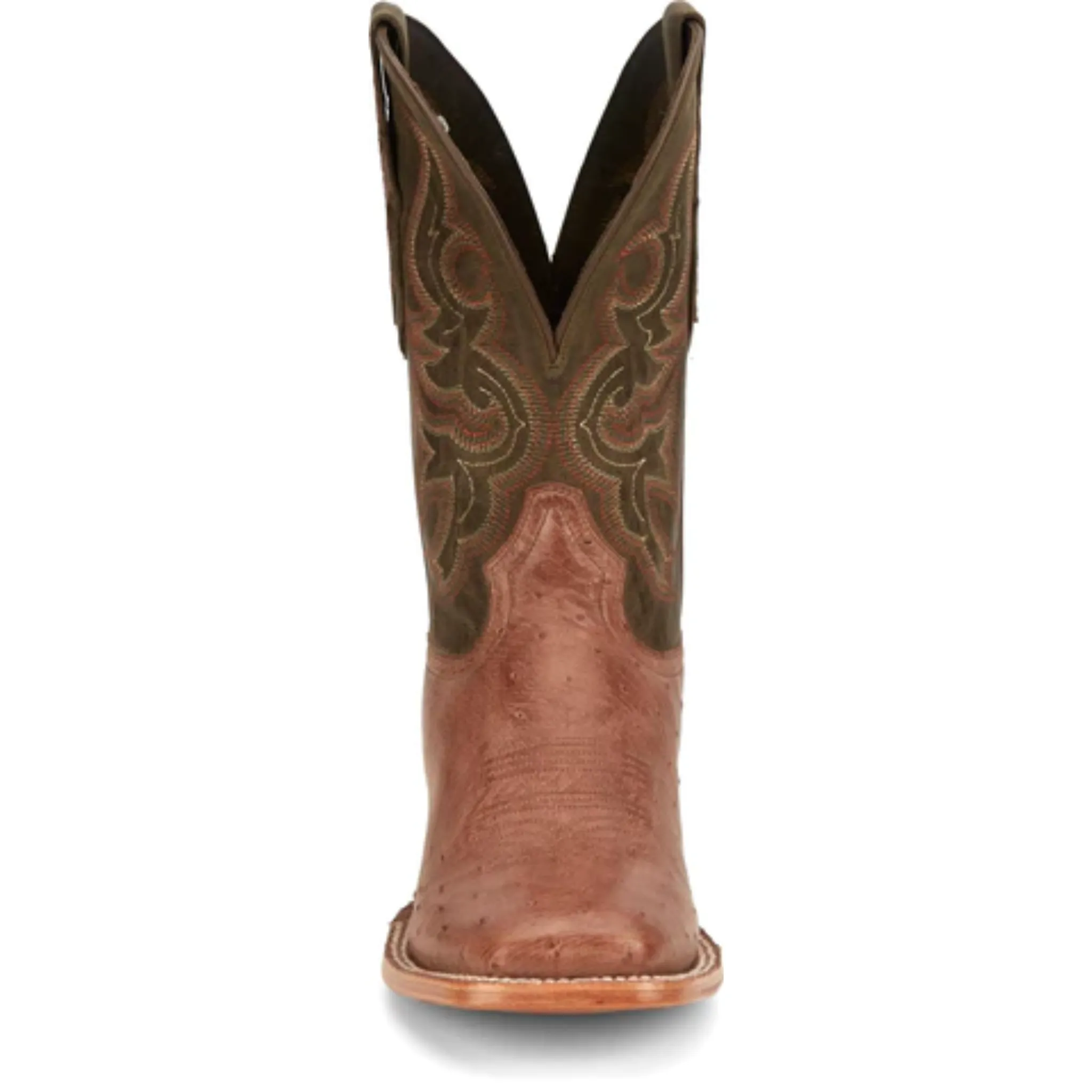 TONY LAMA MEN'S CADIZ SMOOTH OSTRICH EXOTIC WESTERN BOOTS - SA6104