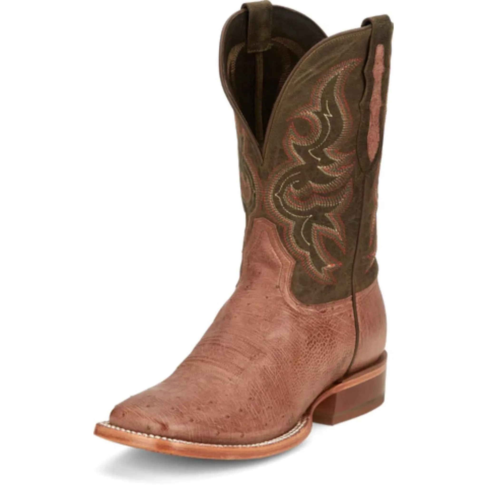 TONY LAMA MEN'S CADIZ SMOOTH OSTRICH EXOTIC WESTERN BOOTS - SA6104