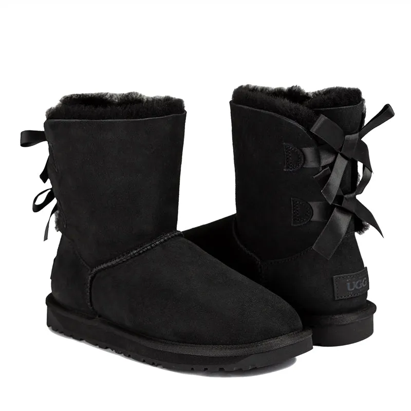 UGG Short Double Back Bow Boots