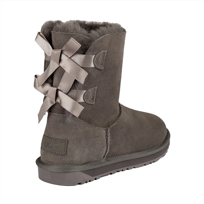 UGG Short Double Back Bow Boots