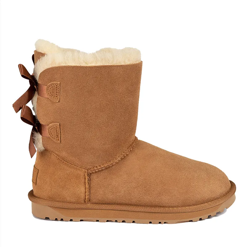 UGG Short Double Back Bow Boots