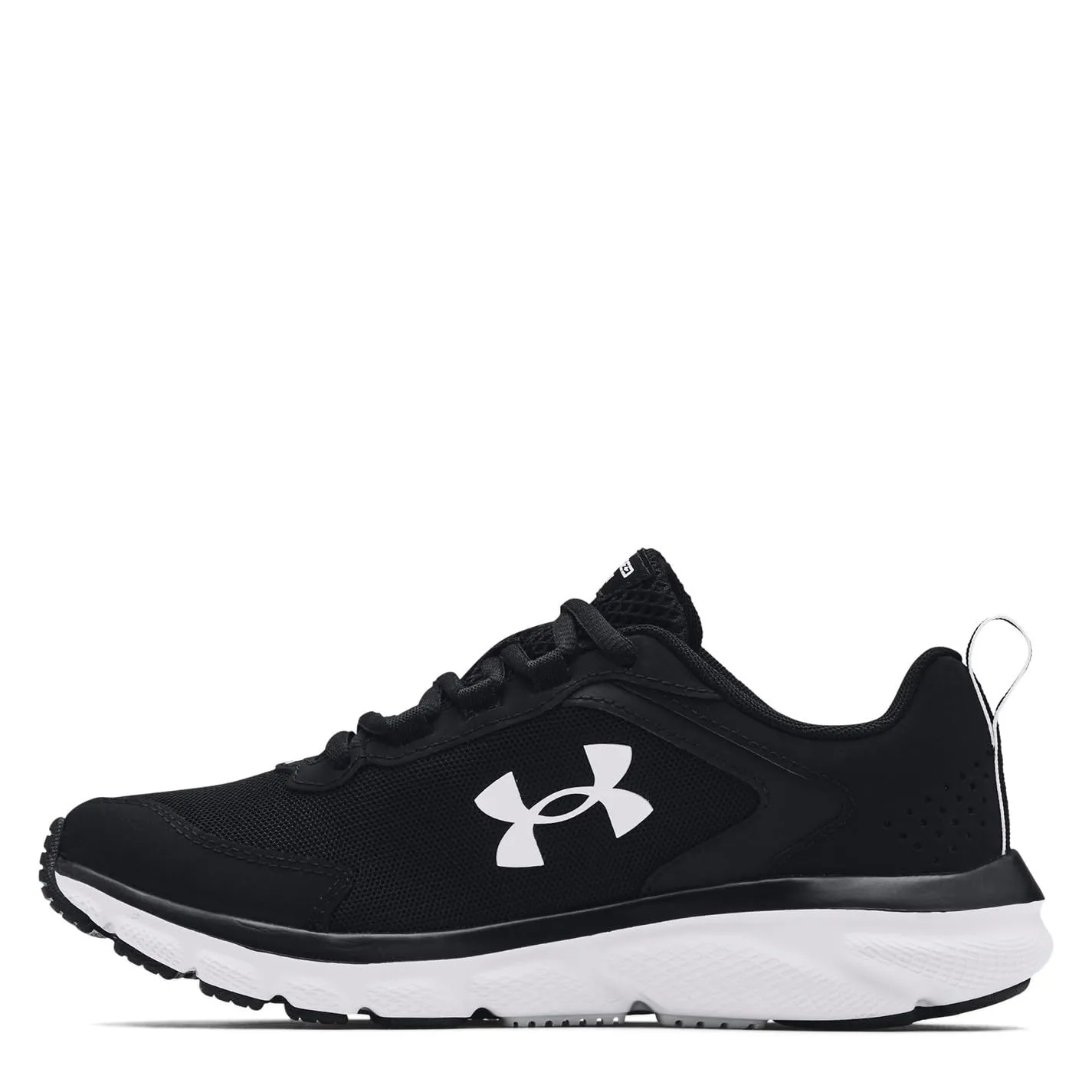 Under Armour Women's Charged Assert 9, Black/White, 10 US