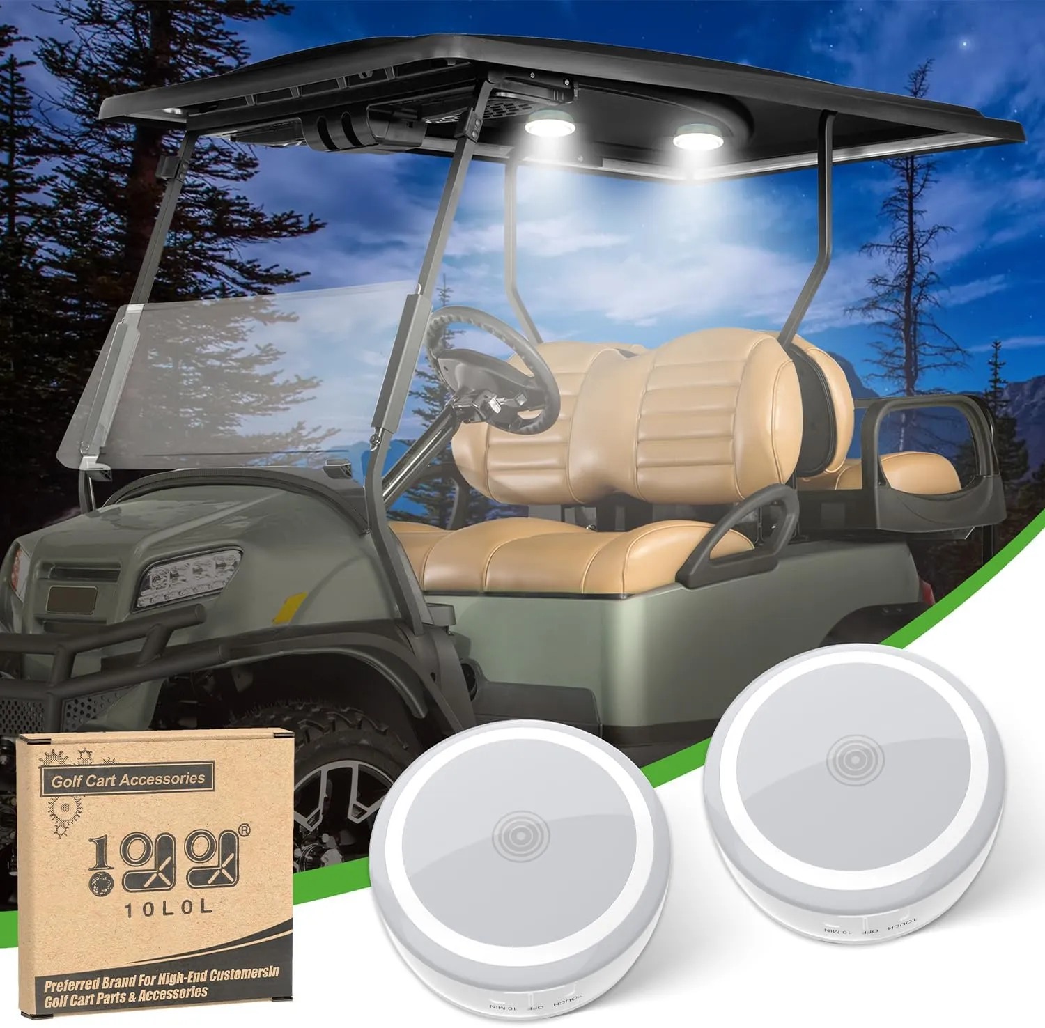 Universal Golf Cart Dome Light USB Powered - 10L0L