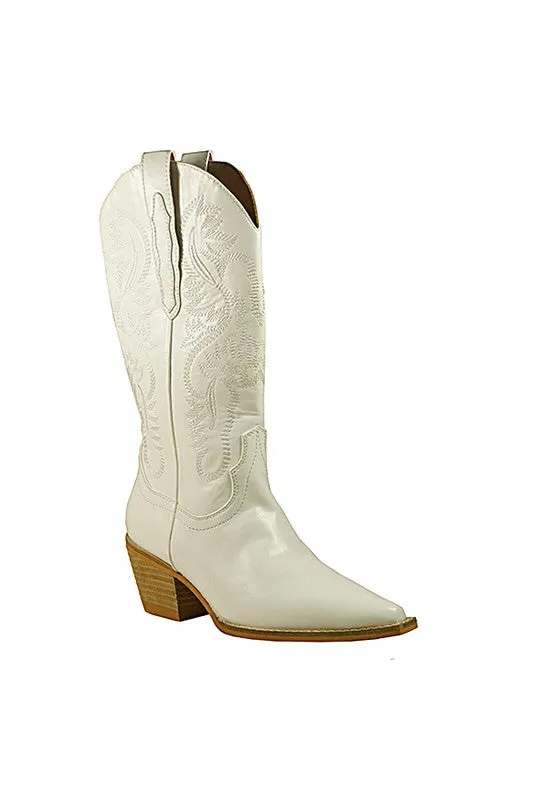 White Lightening Boots