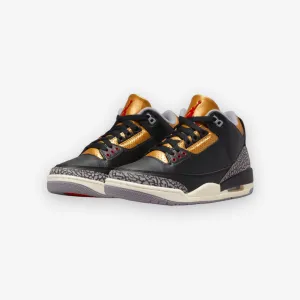 WMNS Air Jordan 3 Retro Black Fire Red Metallic Gold CK9246-067