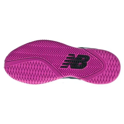 Women's 1006 2A Width Tennis Shoes Black and Pink